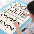 A4 Kids Educational Learning Tracing Book | 64 Pages Dot-to-Dot Activity Workbook with 2 Markers & Duster