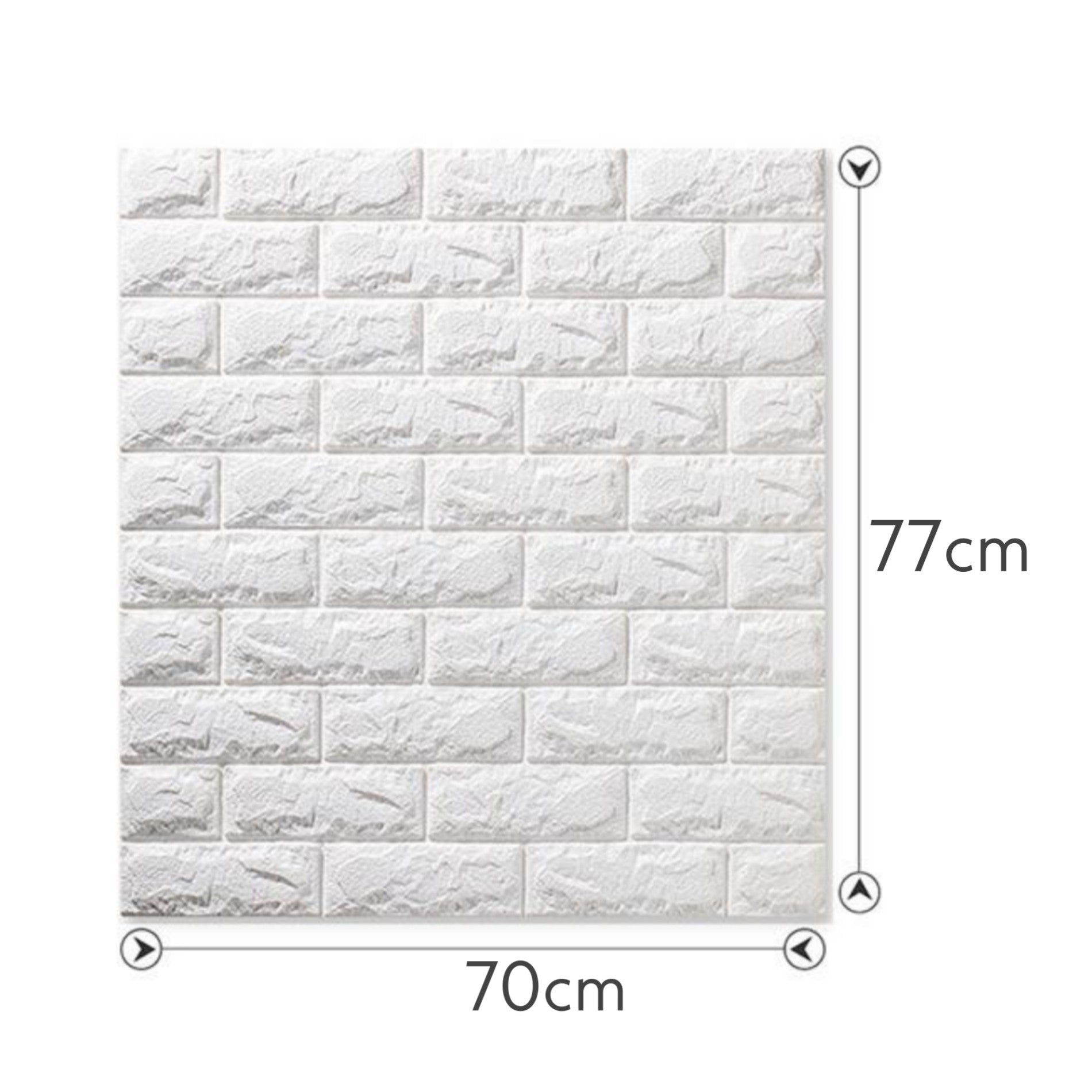 Self-Adhesive Waterproof Wall Wallpaper Sheet (2.3ft × 2.5ft) – Easy DIY Home Decoration