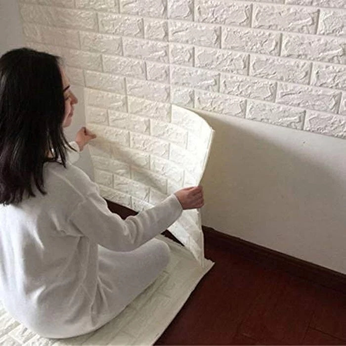 Self-Adhesive Waterproof Wall Wallpaper Sheet (2.3ft × 2.5ft) – Easy DIY Home Decoration